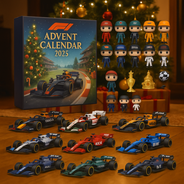 F1 Advent Calendar 2025 – 24 Race Cars & Driver Surprises