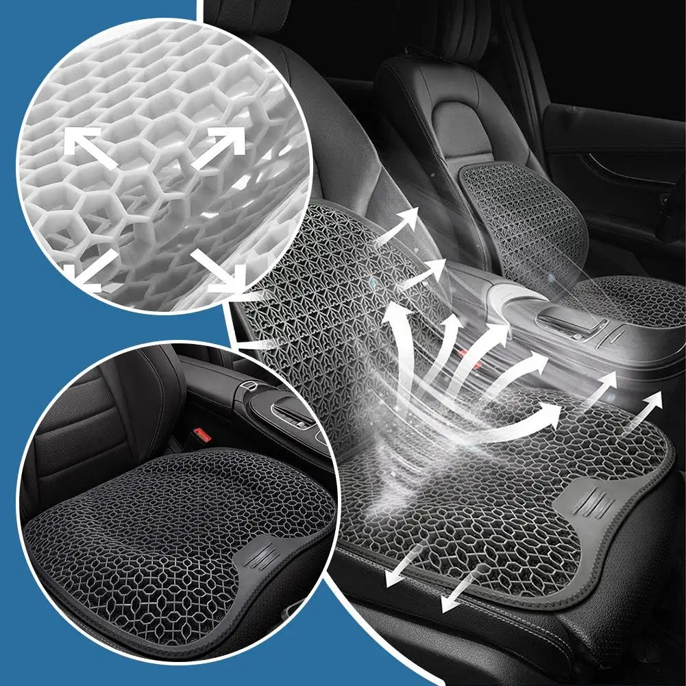 Gel Seat Cushion – Honeycomb Design for Car & Office