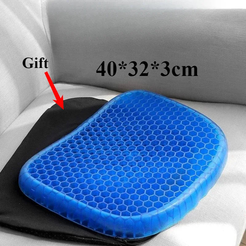 Orthopedic Gel Seat Cushion – 3D Honeycomb Pain Relief Pad