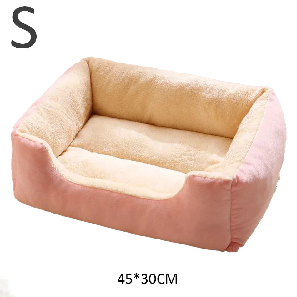 Soft Plush Pet Bed β Cozy Cat & Dog Cushion House