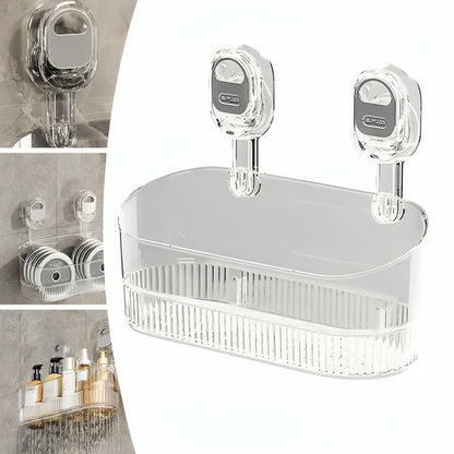 GripRack™ – Compact Wall Storage Rack with Drainage Hole (No Drilling)