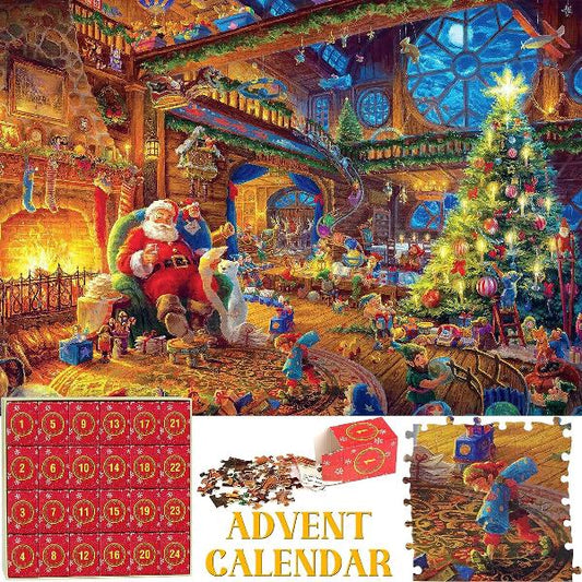 Puzzle Advent Calendar 2025 – 1008 Pieces | 24 Days of Fun