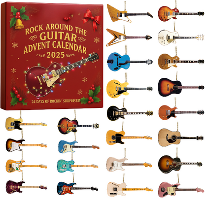 Guitar Advent Calendar 2025 – 24 Miniature Guitars