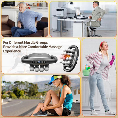 ZenForce™ 16-Head Muscle Relaxation Massage Gun