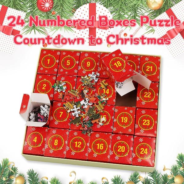 Puzzle Advent Calendar 2025 – 1008 Pieces | 24 Days of Fun