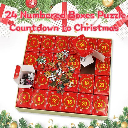 Puzzle Advent Calendar 2025 – 1008 Pieces | 24 Days of Fun