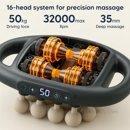 ZenForce™ 16-Head Muscle Relaxation Massage Gun