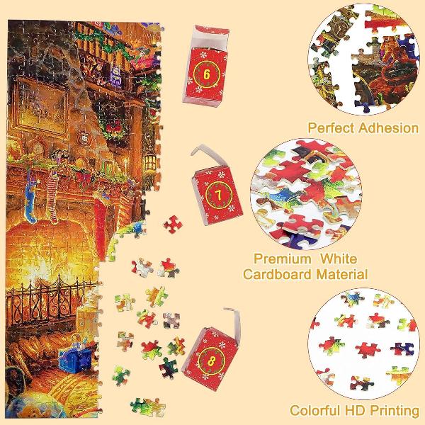 Puzzle Advent Calendar 2025 – 1008 Pieces | 24 Days of Fun