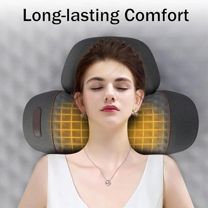 NeckFlow – 3-in-1 Neck Massager & Posture Corrector with Heat & Vibration
