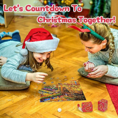 Puzzle Advent Calendar 2025 – 1008 Pieces | 24 Days of Fun