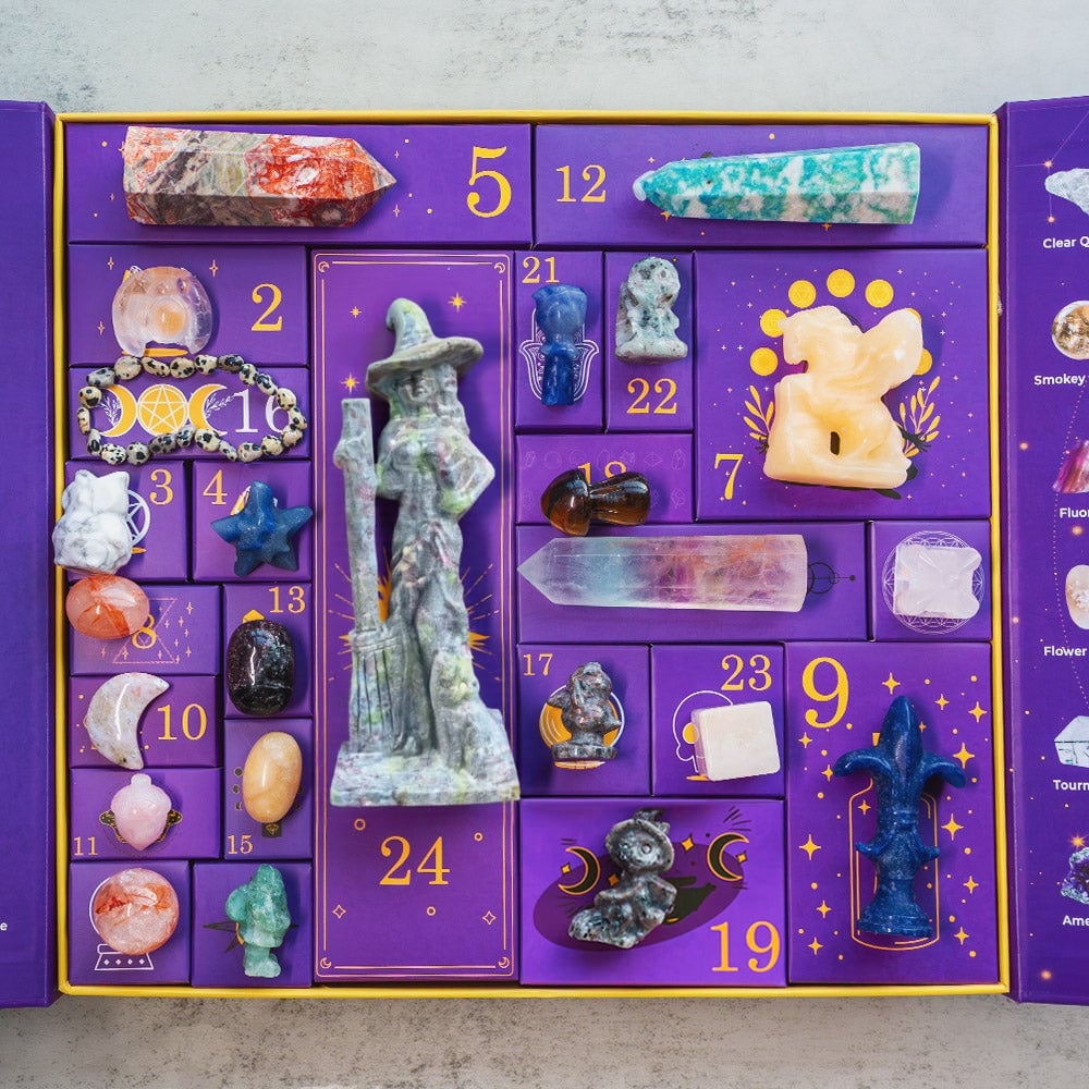 Crystals & Gemstones Advent Calendar 2025 – 24 Spiritual Surprises