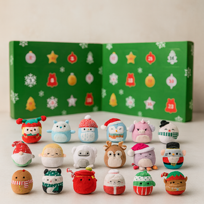 Squishmallows Advent Calendar 2025 – 24 mini plush toys (limited edition)