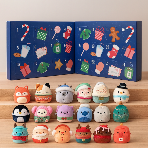 Squishmallows Advent Calendar 2025 – 24 mini plush toys (limited edition)