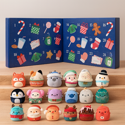 Squishmallows Advent Calendar 2025 – 24 mini plush toys (limited edition)