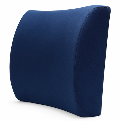 Premium Back Cushion – Memory Foam & Breathable Mesh Support