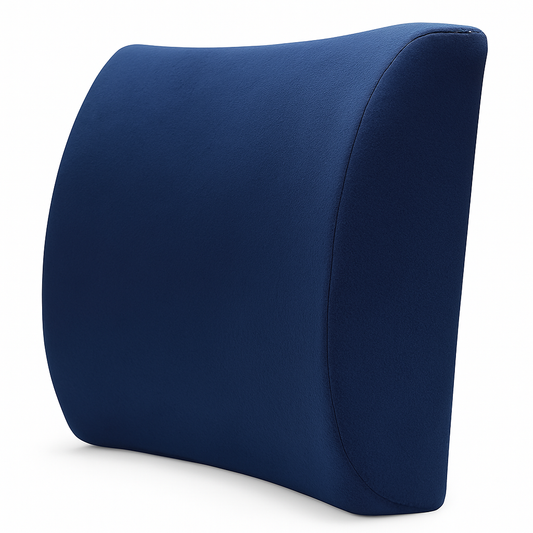 Premium Back Cushion – Memory Foam & Breathable Mesh Support
