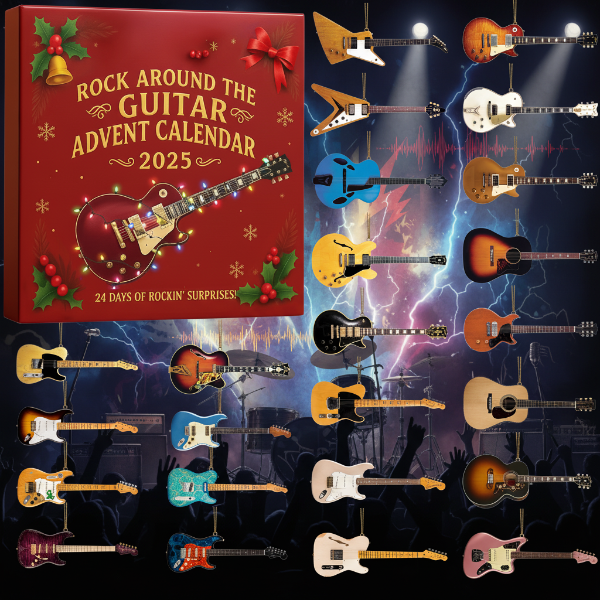Guitar Advent Calendar 2025 – 24 Miniature Guitars