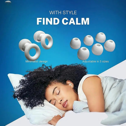 Premium Silicone Earplugs – Noise Cancelling & Waterproof (Sleep & Swim)