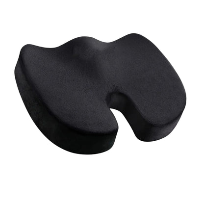 U-Shape Memory Foam Travel Seat Cushion – Hip & Back Support