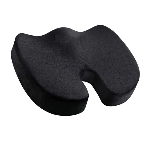 U-Shape Memory Foam Travel Seat Cushion – Hip & Back Support