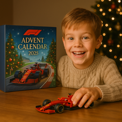 F1 Advent Calendar 2025 – 24 Race Cars & Driver Surprises