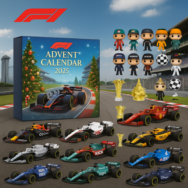 F1 Advent Calendar 2025 – 24 Race Cars & Driver Surprises