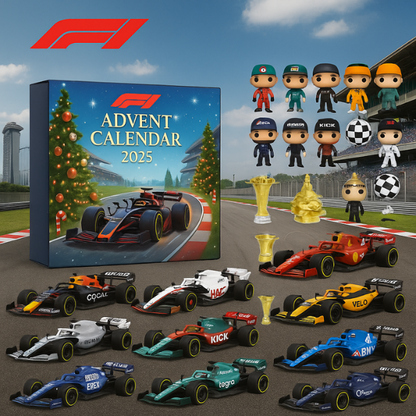 F1 Advent Calendar 2025 – 24 Race Cars & Driver Surprises