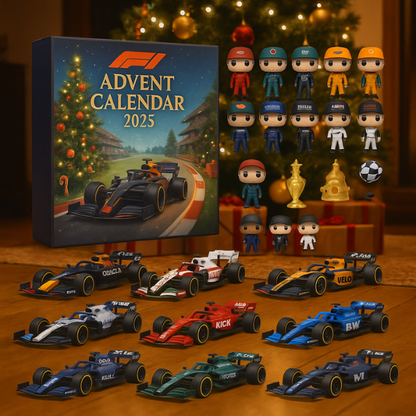 F1 Advent Calendar 2025 – 24 Race Cars & Driver Surprises