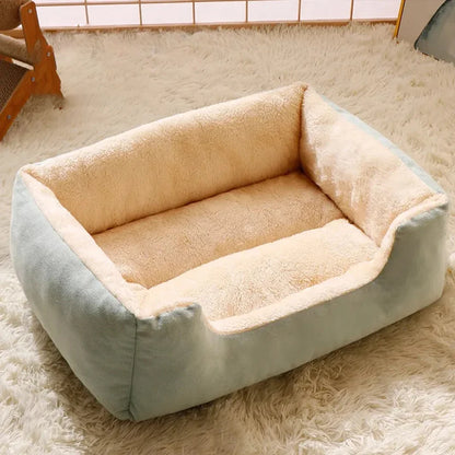 Soft Plush Pet Bed – Cozy Cat & Dog Cushion House