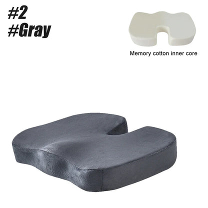 U-Shape Memory Foam Seat Cushion – Coccyx & Tailbone Pain Relief
