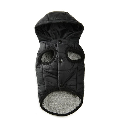 Warm Fleece Dog Hoodie – Cozy Winter Coat for Small Dogs