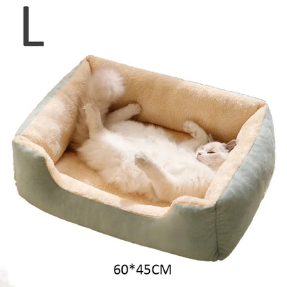 Soft Plush Pet Bed – Cozy Cat & Dog Cushion House