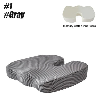 U-Shape Memory Foam Seat Cushion – Coccyx & Tailbone Pain Relief