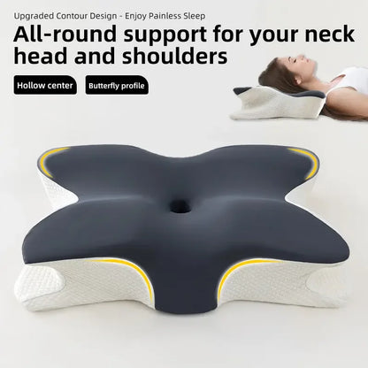 Butterfly Shape Memory Foam Neck Pillow – Ergonomic Support