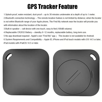 Smart Bluetooth GPS Tracker – Works with Apple Find My