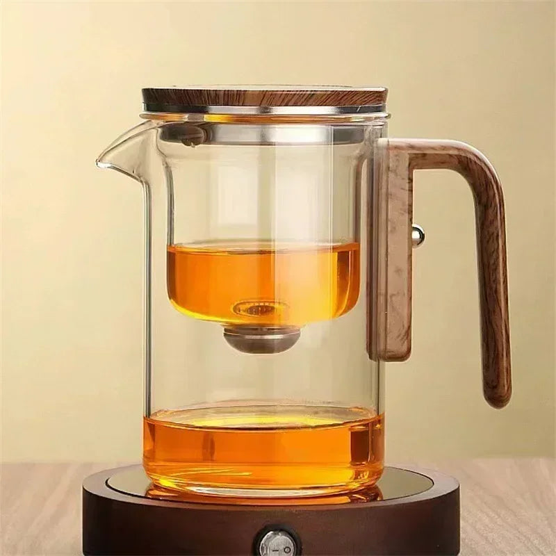 ZenBrew™ Magnetic Teapot - One-Click Tea Separation & Filter
