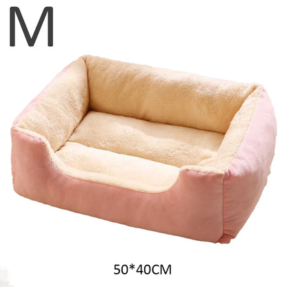 Soft Plush Pet Bed – Cozy Cat & Dog Cushion House