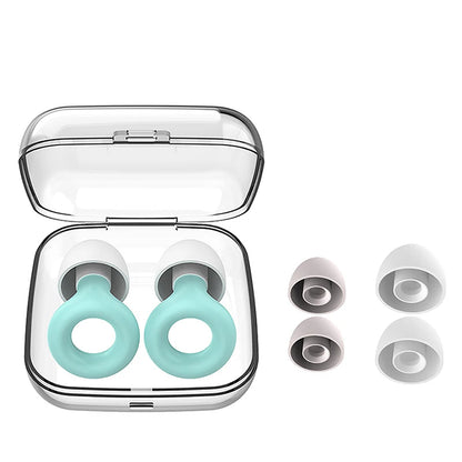 Premium Silicone Earplugs – Noise Cancelling & Waterproof (Sleep & Swim)