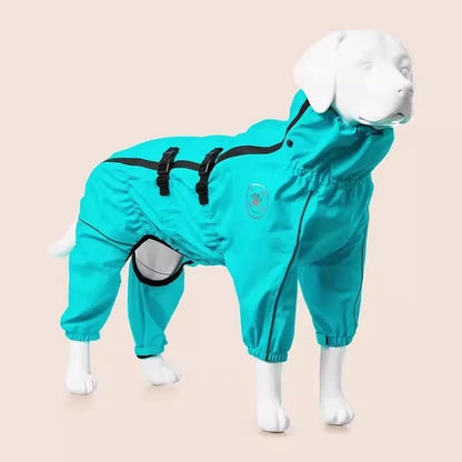 2025 Reflective Waterproof Dog Raincoat – Warm & Safe