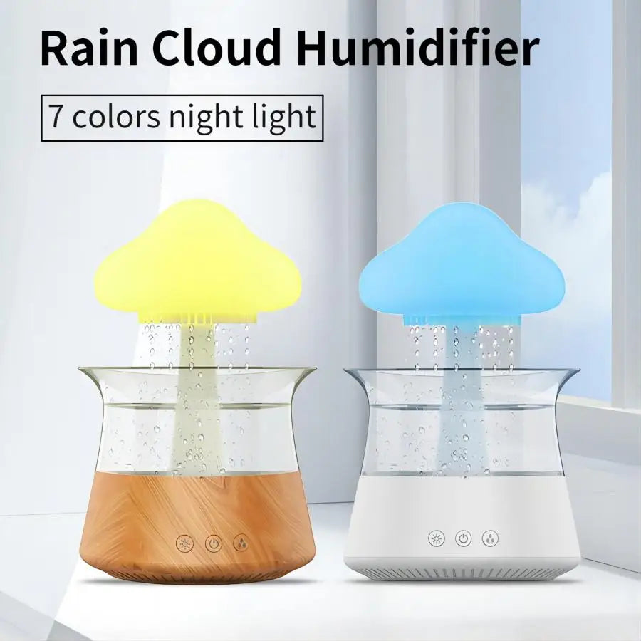 Relax Cloud Rain Diffuser – Ultrasonic Aromatherapy Humidifier