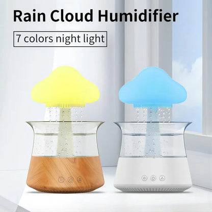 Relax Cloud Rain Diffuser – Ultrasonic Aromatherapy Humidifier