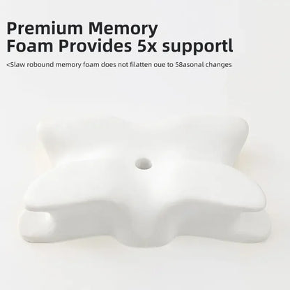 Butterfly Shape Memory Foam Neck Pillow – Ergonomic Support