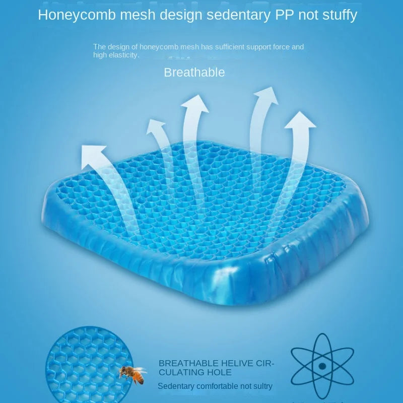 Orthopedic Gel Seat Cushion – 3D Honeycomb Pain Relief Pad
