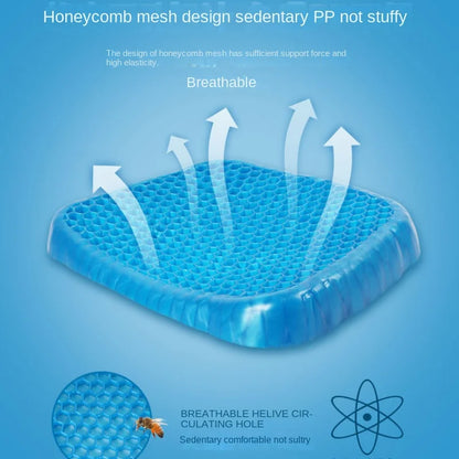 Orthopedic Gel Seat Cushion – 3D Honeycomb Pain Relief Pad