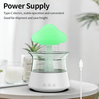 Relax Cloud Rain Diffuser – Ultrasonic Aromatherapy Humidifier