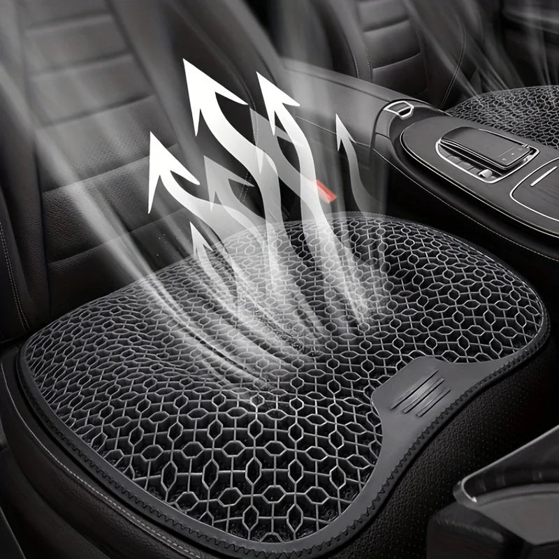 Gel Seat Cushion – Honeycomb Design for Car & Office
