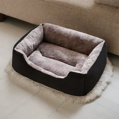 Soft Plush Pet Bed – Cozy Cat & Dog Cushion House