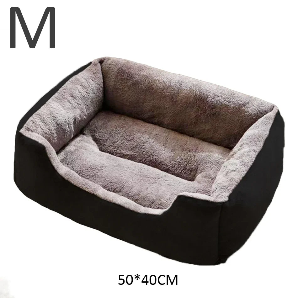 Soft Plush Pet Bed – Cozy Cat & Dog Cushion House