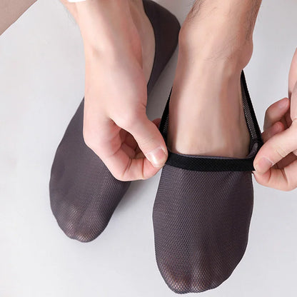 Men’s Invisible Mesh Summer Socks – Breathable & Non-Slip