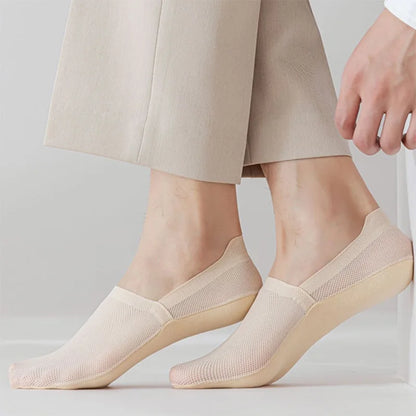 Men’s Invisible Mesh Summer Socks – Breathable & Non-Slip